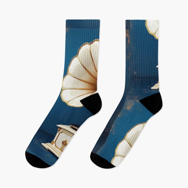 Item preview, Classic Gramophone Harmony Blue and Black Retro Art designed and sold by RadDeck.
