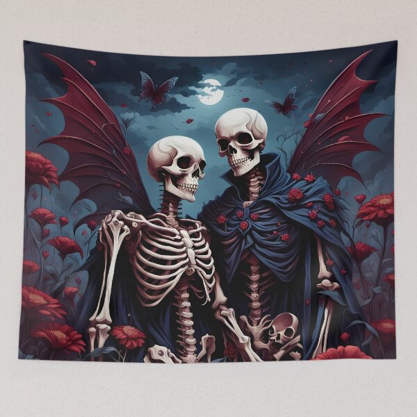 Item preview, Skeleton couple designed and sold by GothicRubette.