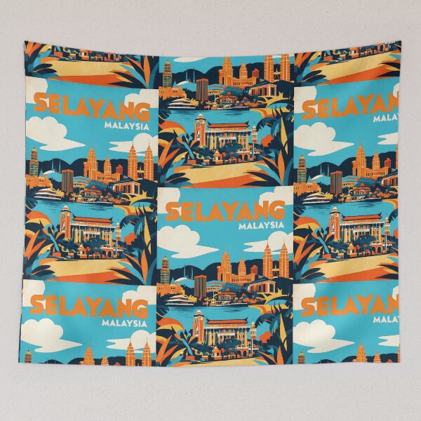 Item preview, Selayang Malaysia Vintage Travel Tourism designed and sold by TravelersGems.