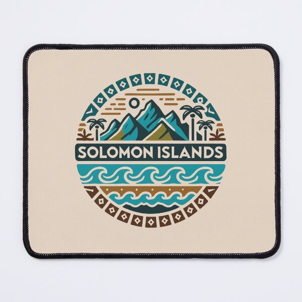 Item preview, SOLOMON ISLANDS - Tribal Pattern Art South Pacific Paradise designed and sold by Darling DeDe.