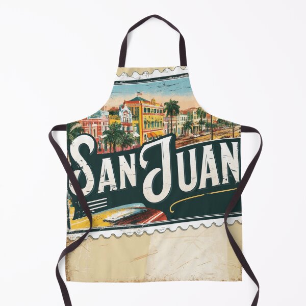 Item preview, San Juan Puertorico Vintage Travel Retro Postcard Design designed and sold by TravelPostcardGems.