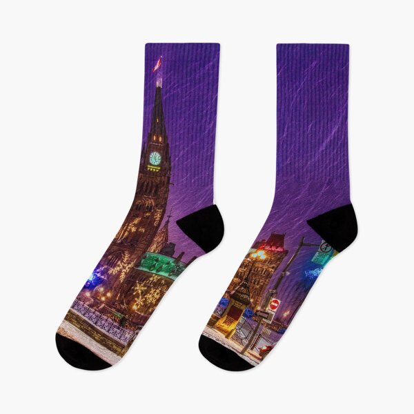 Item preview, Canadian Parliament at Christmas night designed and sold by Travelways.