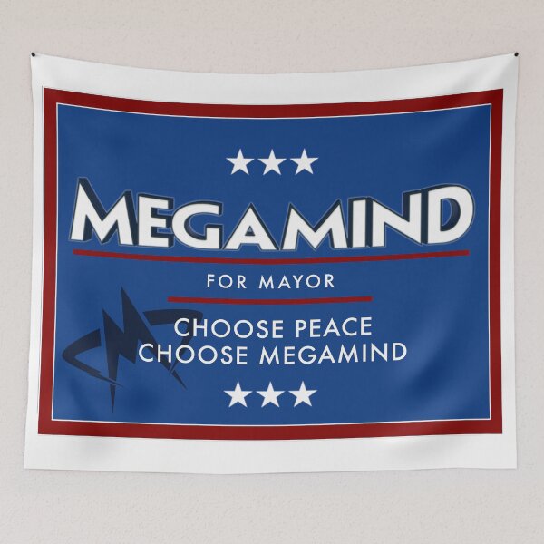 Item preview, Megamind For Mayor designed and sold by blastfromtepast.