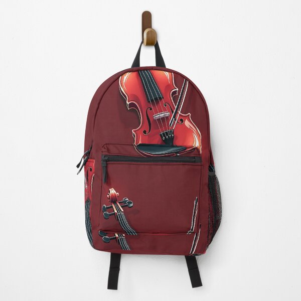 Item preview, Elegant Violin Strings Red and Black Design designed and sold by RadDeck.
