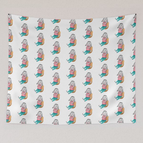 Item preview, Bunny on a beanbag designed and sold by jasmineberry.