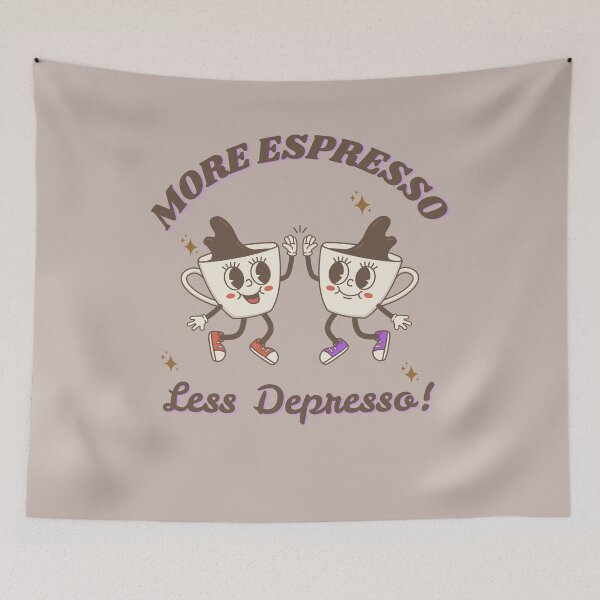 Item preview, More Espresso, Less Depresso designed and sold by CoxCollective.