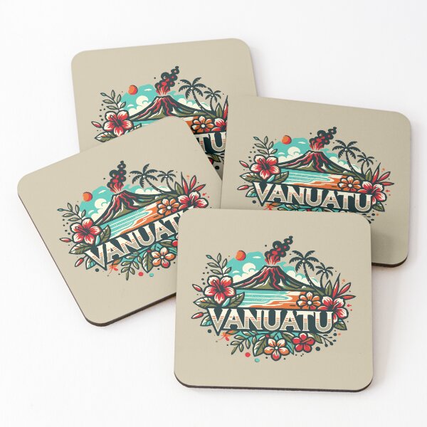 Item preview, VANUATU - South Pacific Active Volcanos Mount Yasur & Lopevi designed and sold by Darling DeDe.