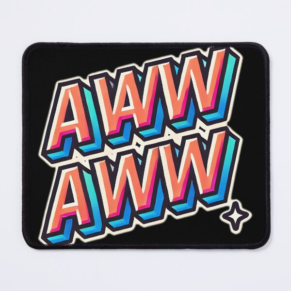 Item preview, AWAWA design sticker  designed and sold by NCNGDESIGN.