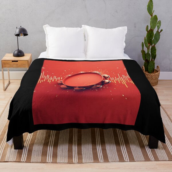 Item preview, Dynamic Drum Beats Red and Black Minimalist Design designed and sold by RadDeck.