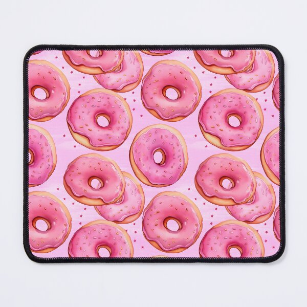 Item preview, More fresh baked, glossy Pink Donuts designed and sold by The Blue Foo.