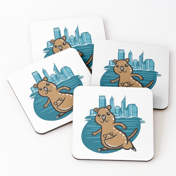 Item preview, Perth and a Quokka  designed and sold by jasmineberry.