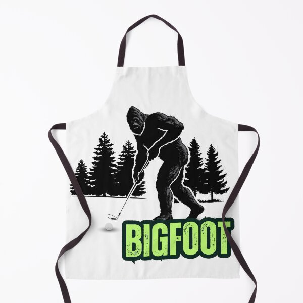 Item preview, Funny Bigfoot playing golf in the forest designed and sold by UUniqueIImprint.