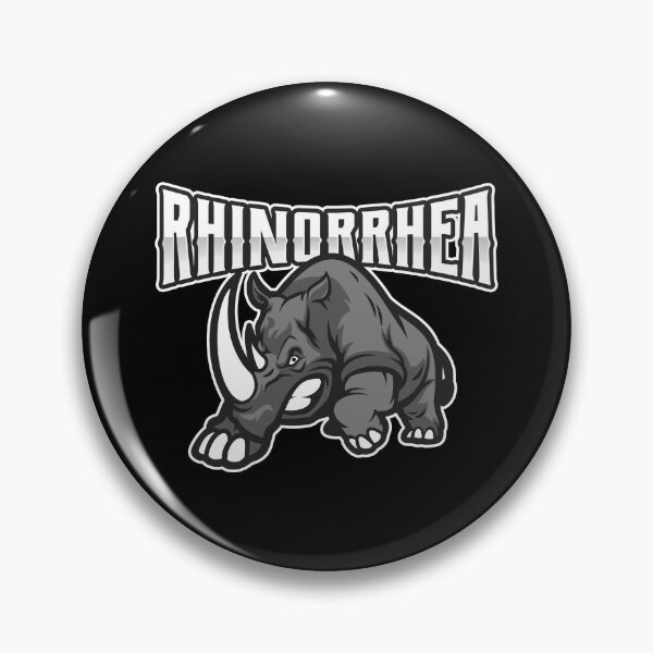 Item preview, Rhinoceros Rhino Rhinorrhea Running Nose Cute Funny Gift designed and sold by TheAplus.