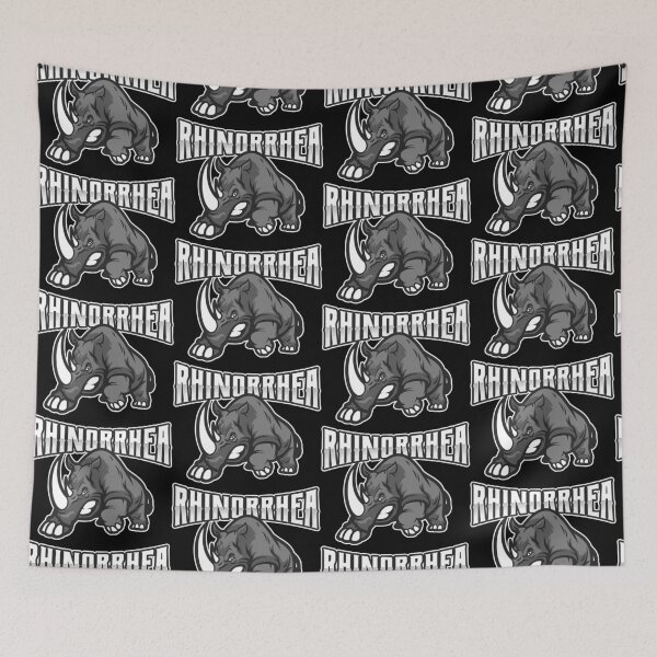 Item preview, Rhinoceros Rhino Rhinorrhea Running Nose Cute Funny Gift designed and sold by TheAplus.