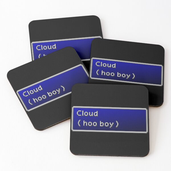 Item preview, hoo boy - Cloud Strife Dialogue Box designed and sold by MogsterMemes.