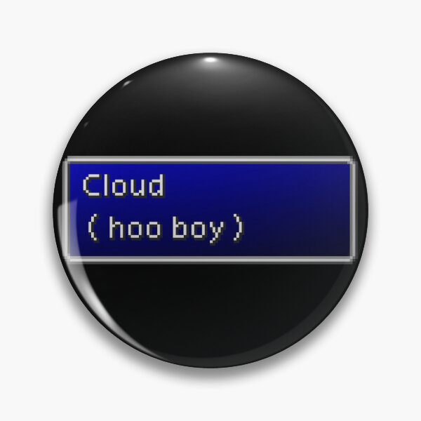 Item preview, hoo boy - Cloud Strife Dialogue Box designed and sold by MogsterMemes.
