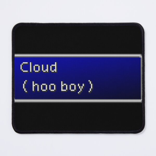 Item preview, hoo boy - Cloud Strife Dialogue Box designed and sold by MogsterMemes.