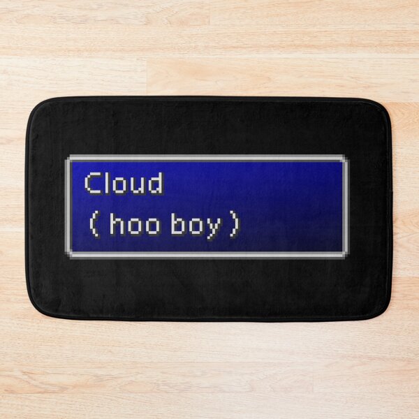 Item preview, hoo boy - Cloud Strife Dialogue Box designed and sold by MogsterMemes.