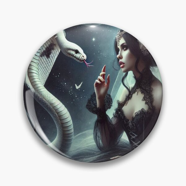 Item preview, AI generated princess with her snake designed and sold by AI-this-is-AI.