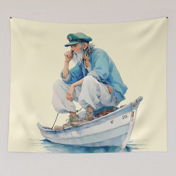 Item preview, old man and the ocean designed and sold by aliraweb.