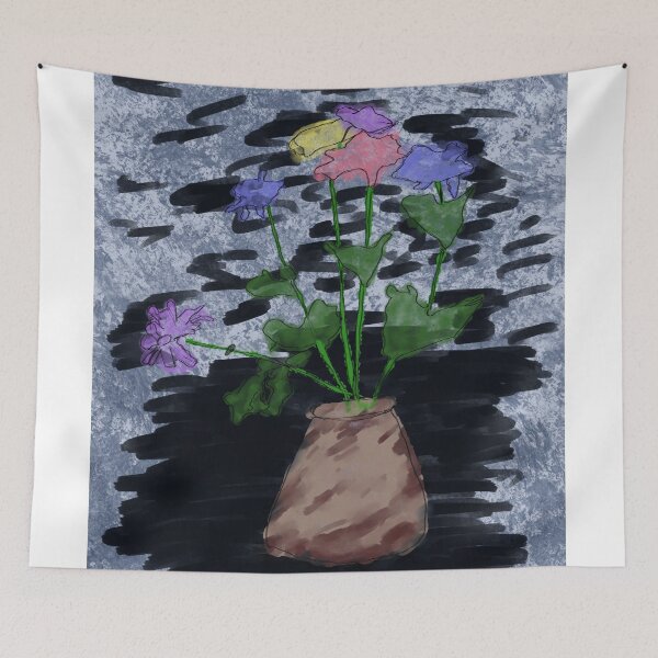 Item preview, Flowers in a Vase designed and sold by S-J-.