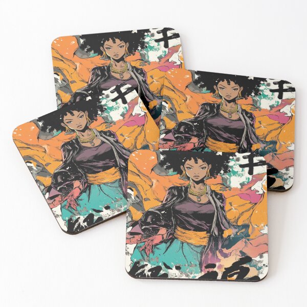 Item preview, African American Witch Standing Triumphant 魔法の支配 designed and sold by PrintsByFrank.