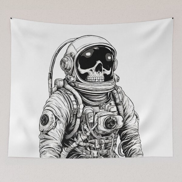 Item preview, Skull Astronaut Crest 5 designed and sold by Tom-Johnson.