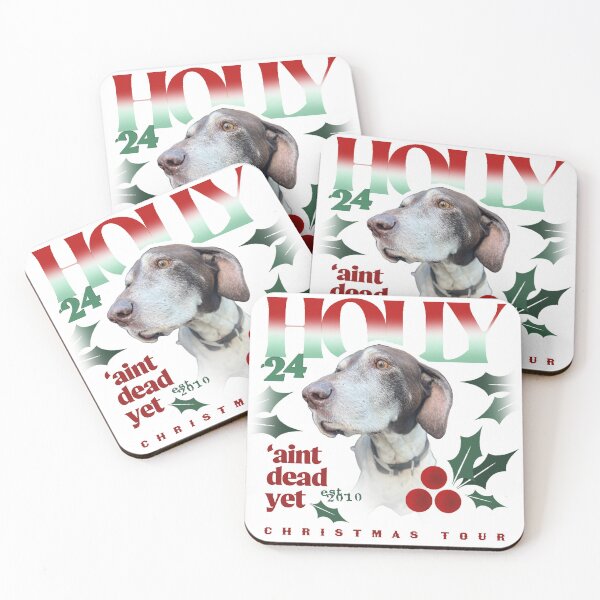 Item preview, Holly Dog Christmas Design designed and sold by faithfulcityzen.