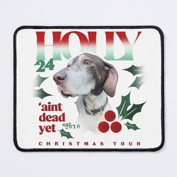Item preview, Holly Dog Christmas Design designed and sold by faithfulcityzen.