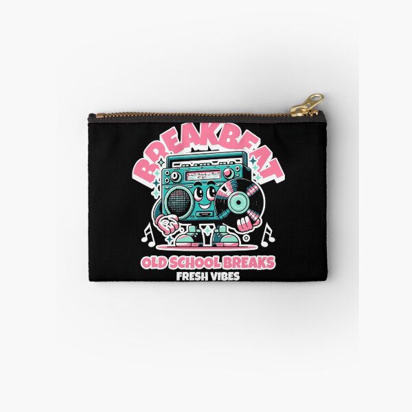 Item preview, BREAKBEAT  - Old School Boombox Dude (white/pink)  designed and sold by Discothreadz.