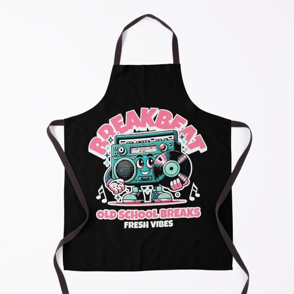 Item preview, BREAKBEAT  - Old School Boombox Dude (white/pink)  designed and sold by Discothreadz.