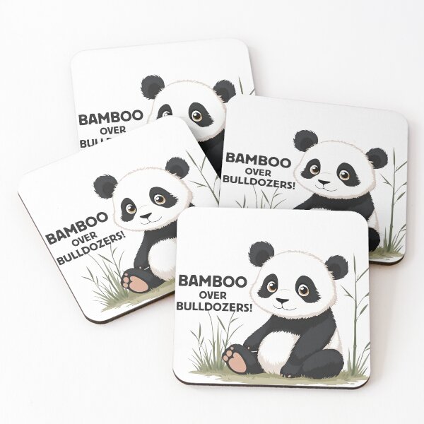 Item preview, Bamboo Over Buldozers Protect Giant Panda Conservation Biologist  designed and sold by elifrey.