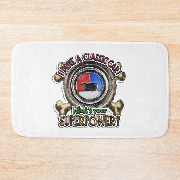 Item preview, I Drive a Classic Car - Datsun Retro Badge Superpower Design designed and sold by Michael van der Hoorn.