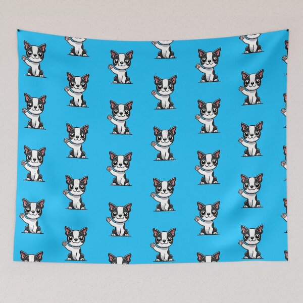 Item preview, Cute Boston Terrier Puppy Cartoon Style designed and sold by LovingPresence.