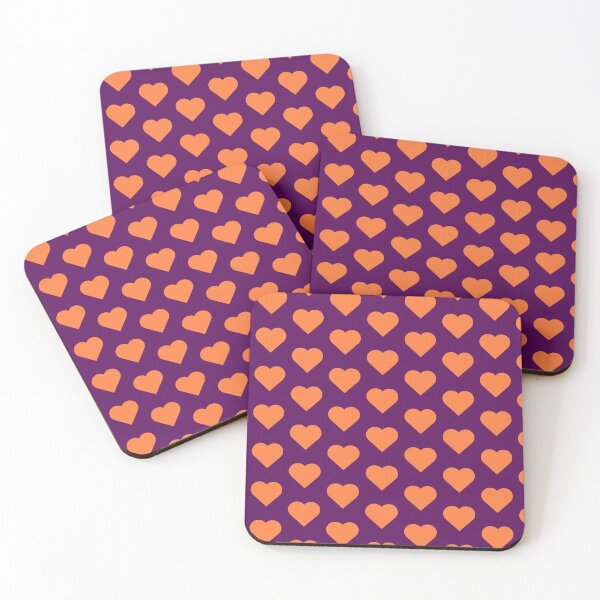 Item preview, my orange heart | Heart pattern | Love at Gobble Gala | Gobble Gala designed and sold by Kids GobbleGala.