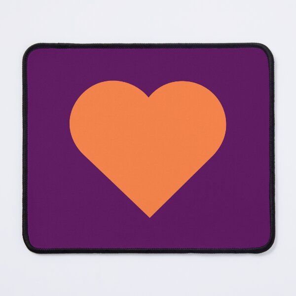 Item preview, my orange heart | Heart pattern | Love at Gobble Gala | Gobble Gala designed and sold by Kids GobbleGala.
