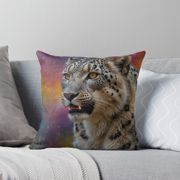Item preview, Snow Leopard Portrait designed and sold by Skye Ryan-Evans.