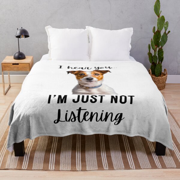 Item preview, Funny Jack Russell Terrier Design: 'I Hear You… I'm Just Not Listening designed and sold by Fredster1966.