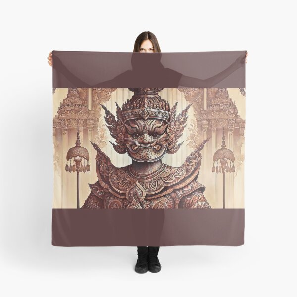 Item preview, Intricate Guardian Statue in Traditional Thai Style designed and sold by Koalangel.