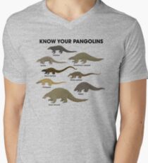 Know Your Pangolins Men's V-Neck T-Shirt