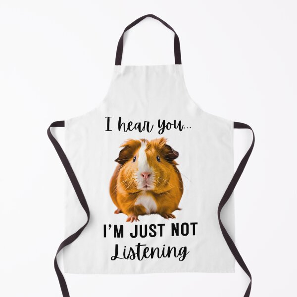 Item preview, Funny Guinea Pig Design: 'I Hear You... I'm Just Not Listening' designed and sold by Fredster1966.