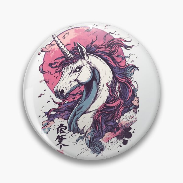 Item preview,  Unicorn Basking in Moonlight 月光の一角獣 designed and sold by PrintsByFrank.