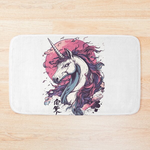 Item preview,  Unicorn Basking in Moonlight 月光の一角獣 designed and sold by PrintsByFrank.