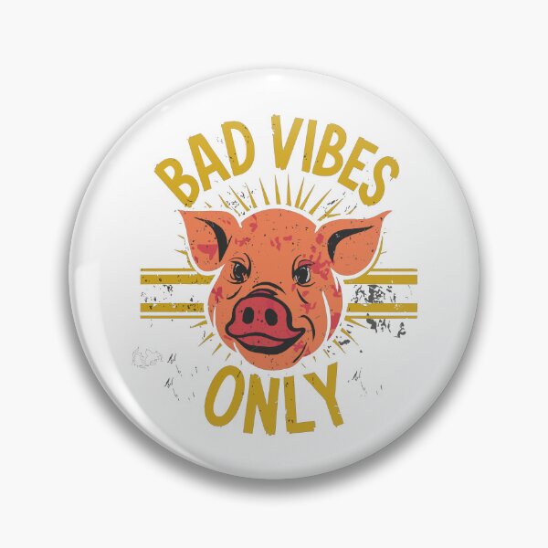 Item preview, bad vibes only vintage design designed and sold by JuroArt.
