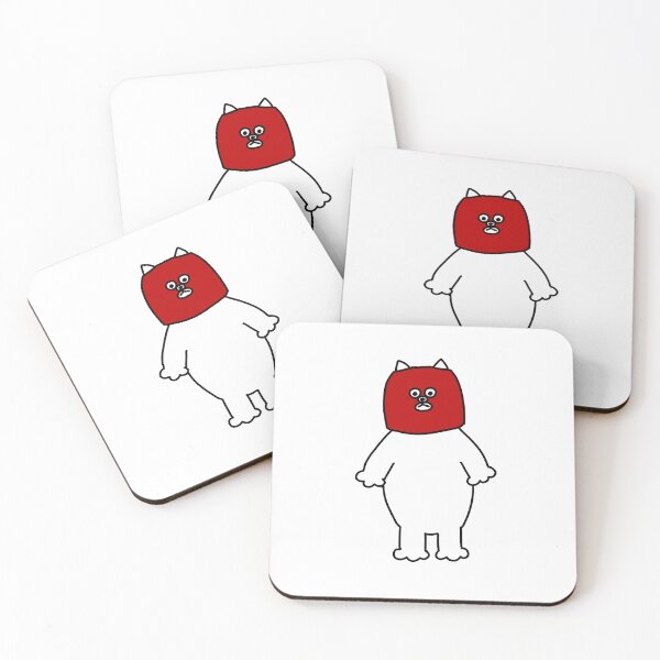 Item preview, a Cat with a red mask on the face designed and sold by superbaechoo.