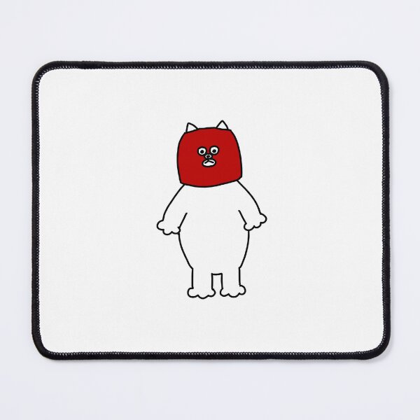 Item preview, a Cat with a red mask on the face designed and sold by superbaechoo.