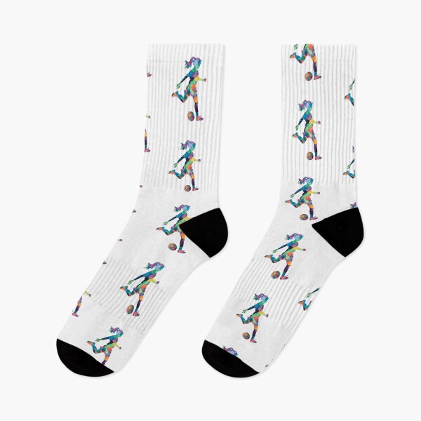 Item preview,  Girl playing soccer football player watercolor designed and sold by SOUFIANE1991.