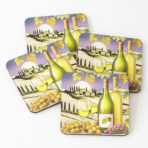 Item preview, Golden Vineyard Dreams – Timeless Wine Country Art designed and sold by Sanctum Icons.