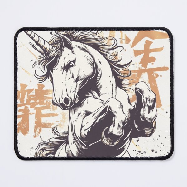 Item preview, Unicorn Stomping Its Hoof 魔法の蹄 designed and sold by PrintsByFrank.