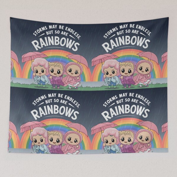 Item preview, storms my be endless but so are rainbows 2025 designed and sold by Mido-artister.